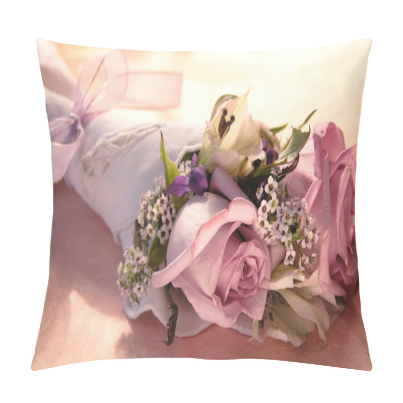 Personality  Pink Rose Bouquet Pillow Covers