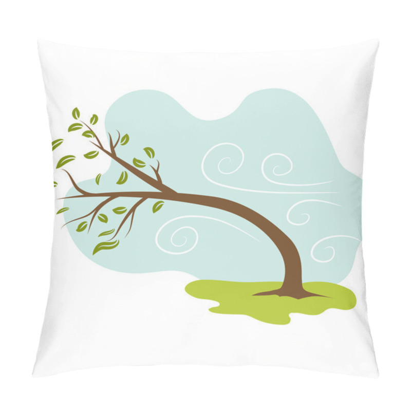 Personality  Windy Day Icon Pillow Covers