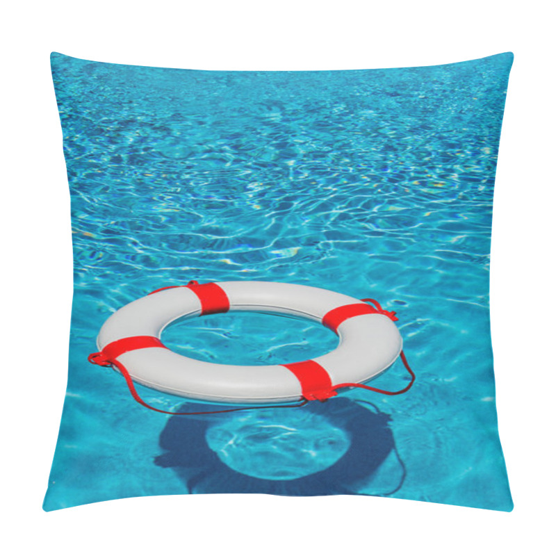 Personality  Lifebuoy In A Swimming Pool Pillow Covers