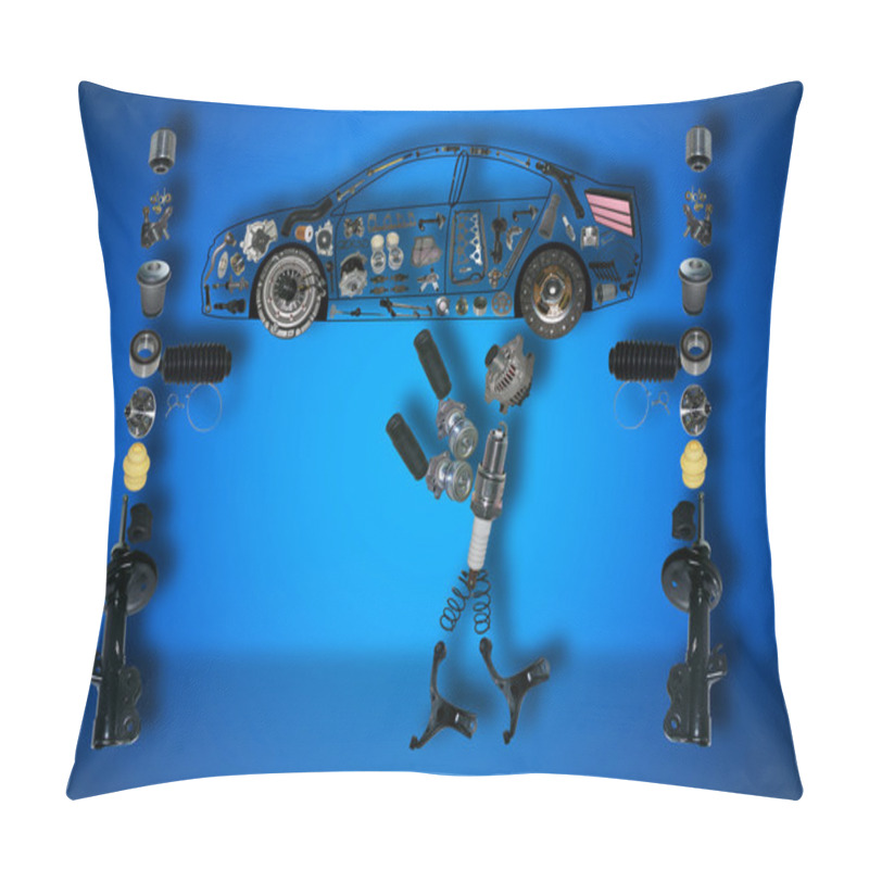 Personality  Mechanic Of New Parts Pillow Covers