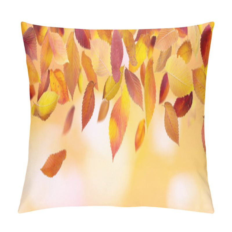 Personality  Panoramic Autumn Leaves Pillow Covers