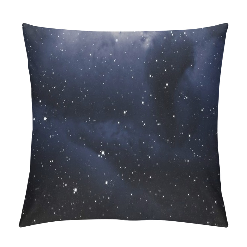 Personality  Deep Space Star Field. Universe Filled With Stars And Gas. Far Distant Cosmos Illustration. Pillow Covers