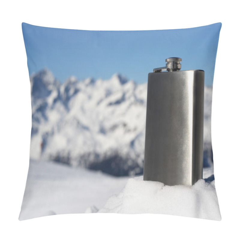 Personality  Winter Season On Snowy Mountain And Silv Pillow Covers