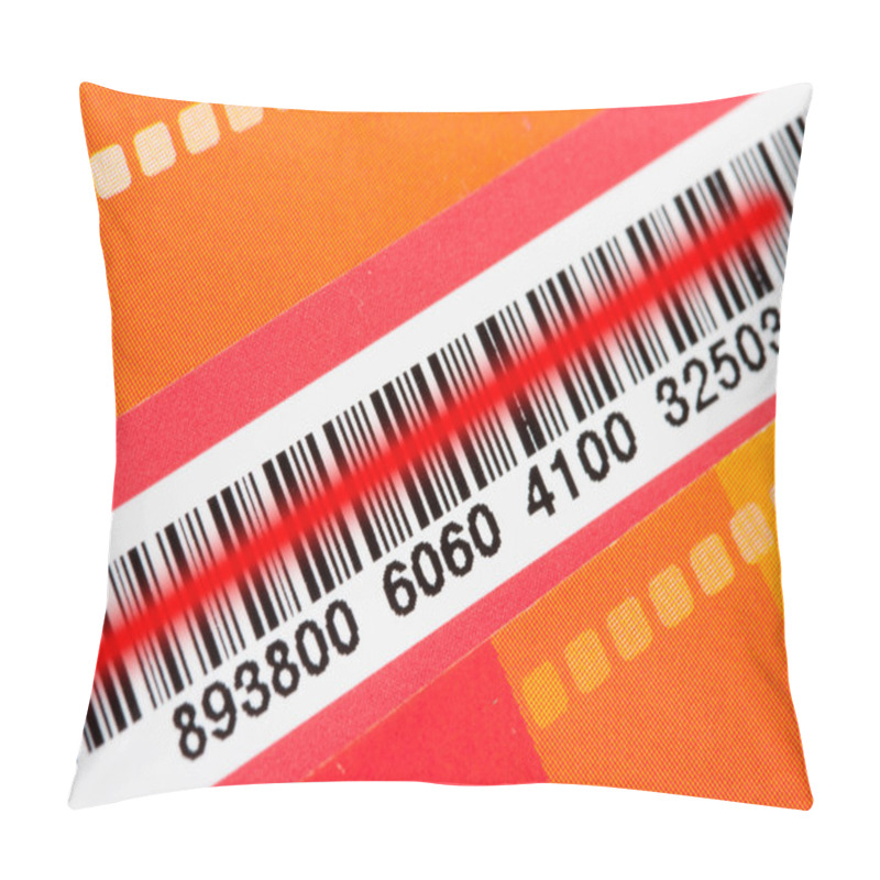 Personality  Bar Code With Red Scanner Laser Pillow Covers