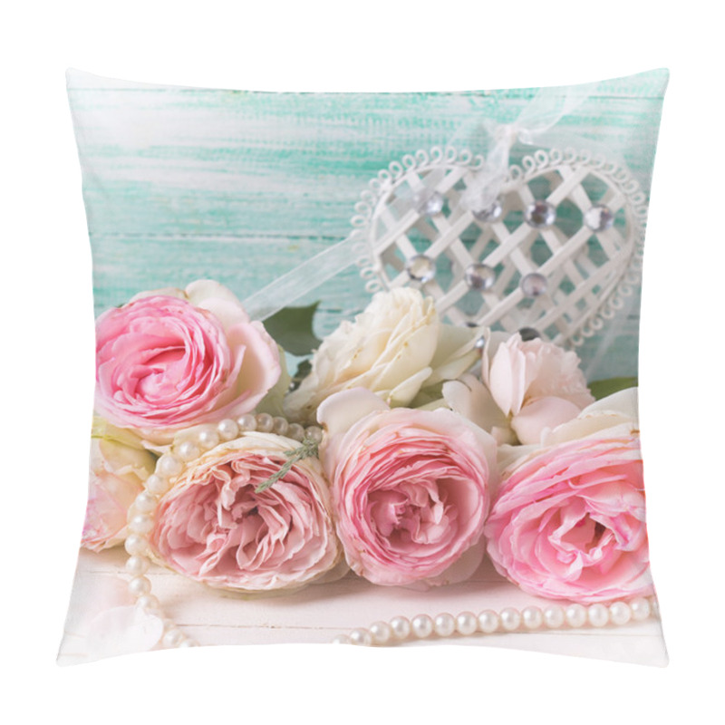 Personality  Sweet Pink Roses Pillow Covers