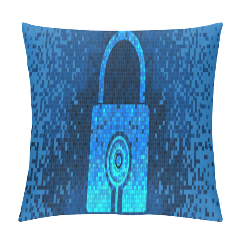 Personality  Pixel Lock On Digital Screen Pillow Covers