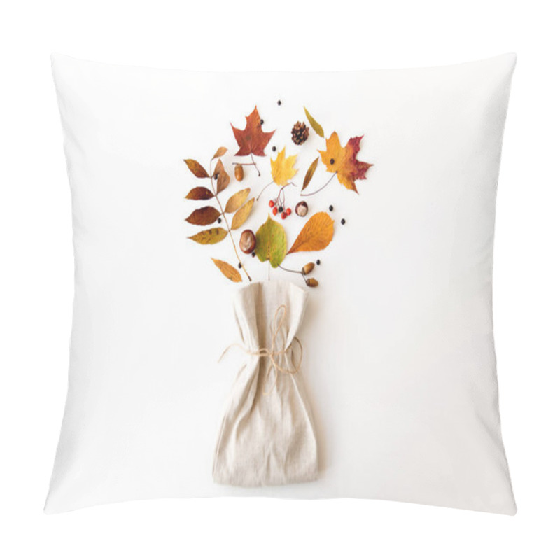 Personality  Autumn Leaves, Chestnuts, Acorns, Berries And Bag Pillow Covers