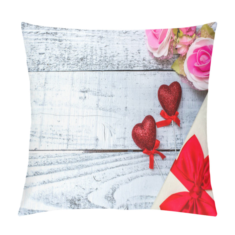 Personality  Romantic Valentines Day Composition For Background Pillow Covers