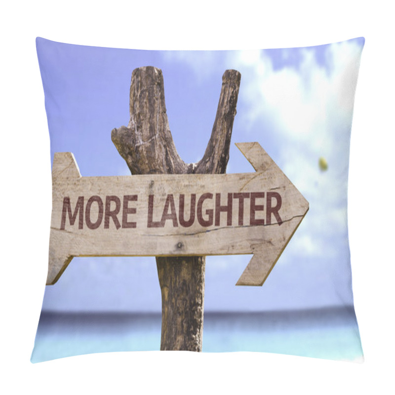 Personality  More  Laughter    Wooden Sign Pillow Covers