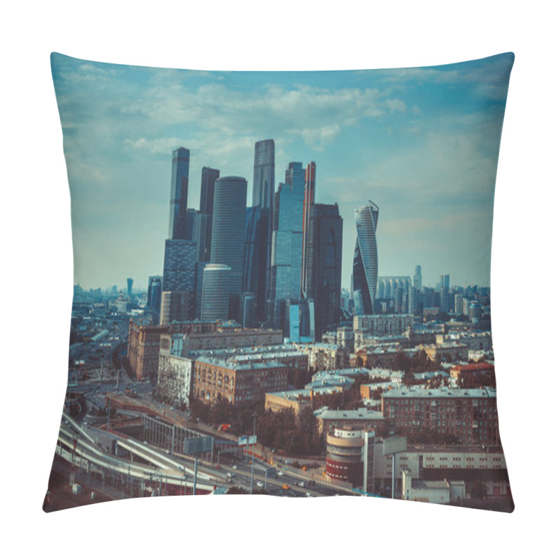 Personality  Moscow City Modern Business Center Pillow Covers