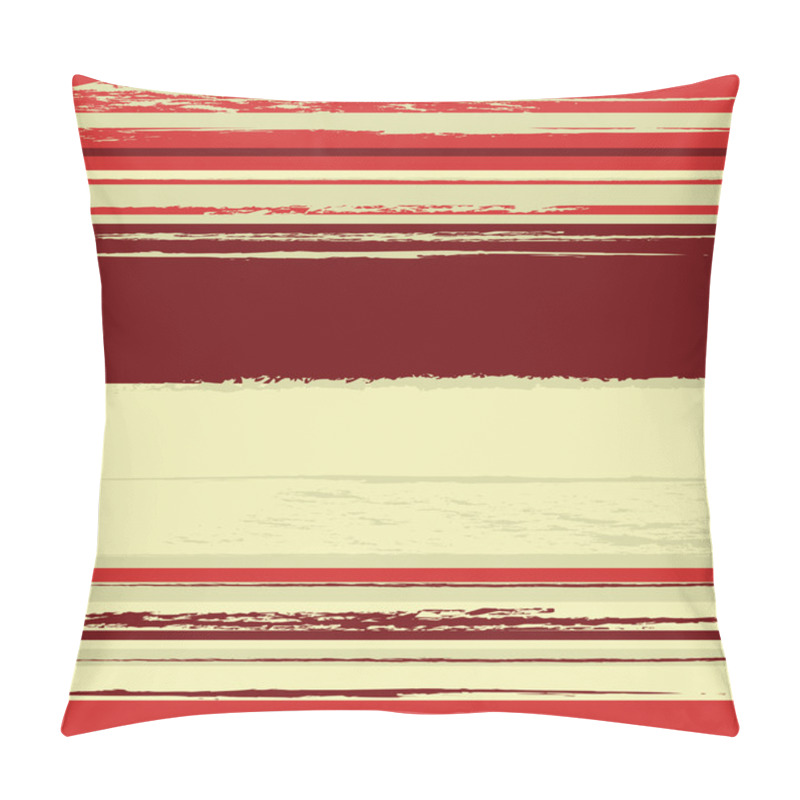 Personality  Grunge Stripes Background Pillow Covers