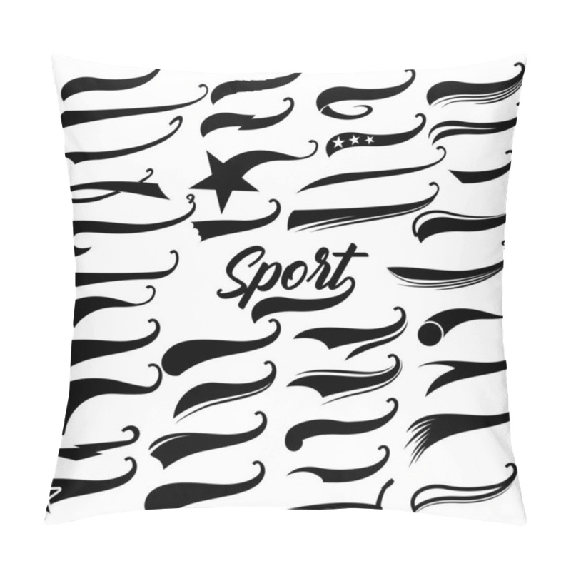 Personality  Texting Tails. Typography Tails Shape Pillow Covers