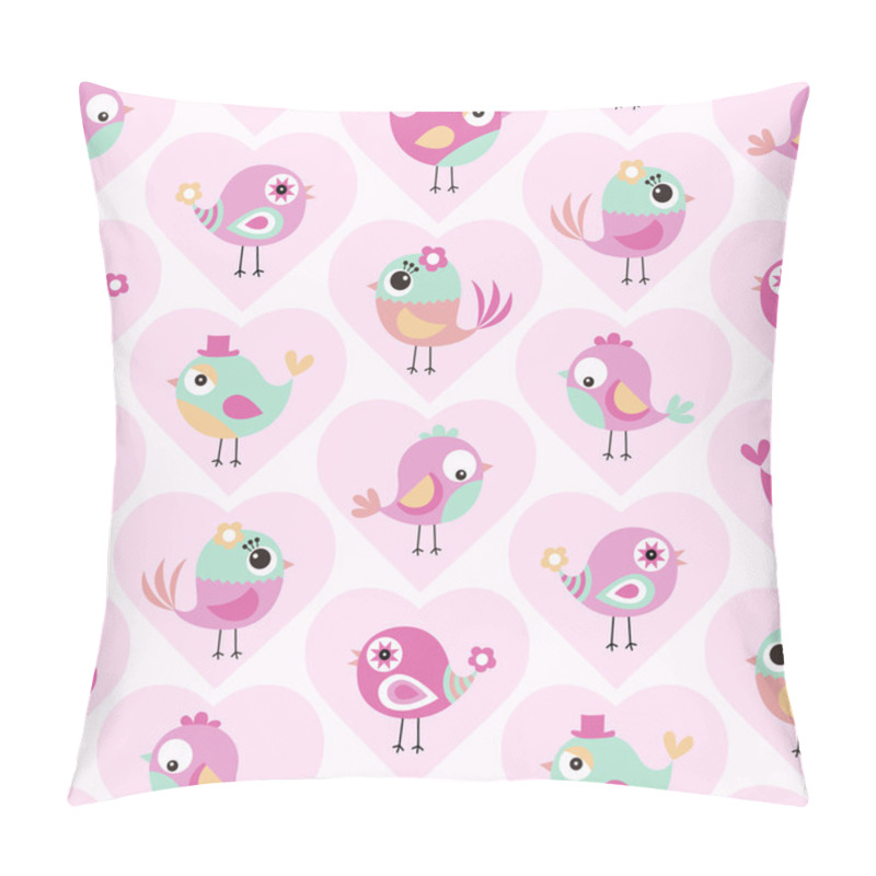 Personality  Cartoon  Birds Pattern Pillow Covers