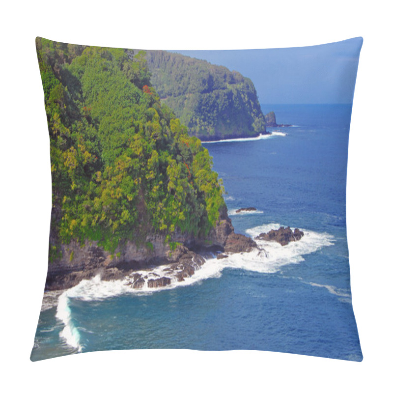 Personality  Na Pali Coast, Kauai, Hawaii Pillow Covers