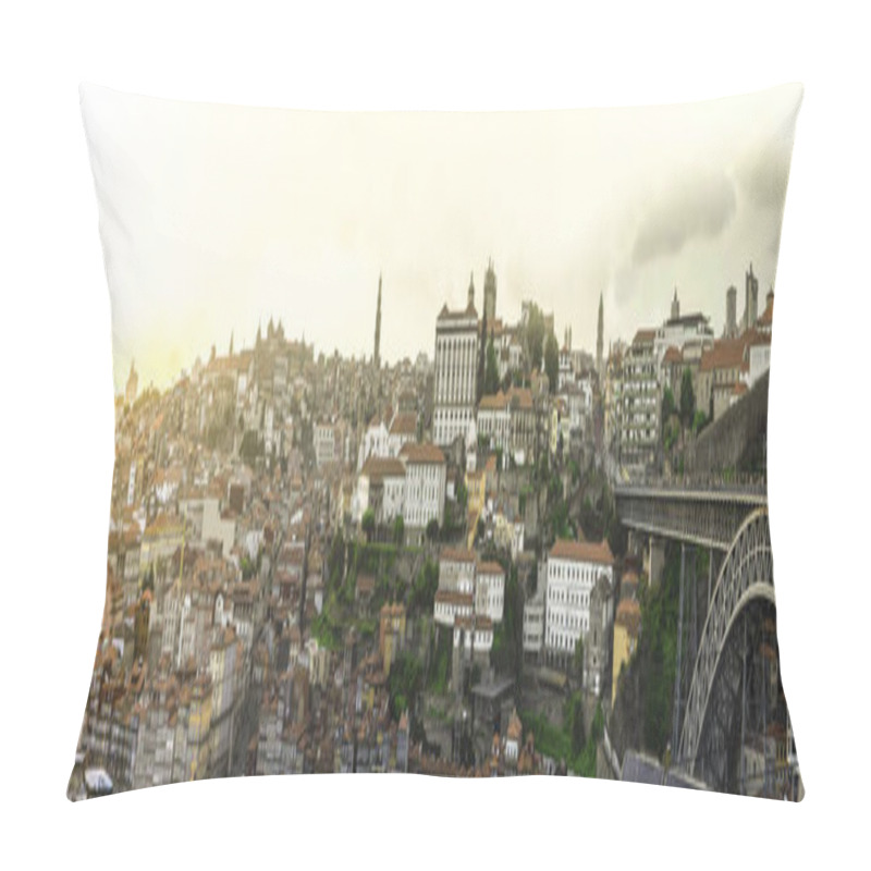 Personality  Beautiful Sunset In Porto, Portugal. Pillow Covers