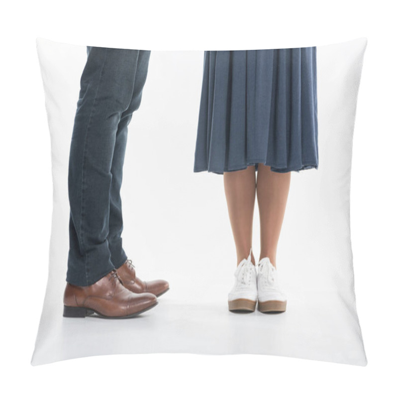 Personality  Legs Of Man And Woman Pillow Covers