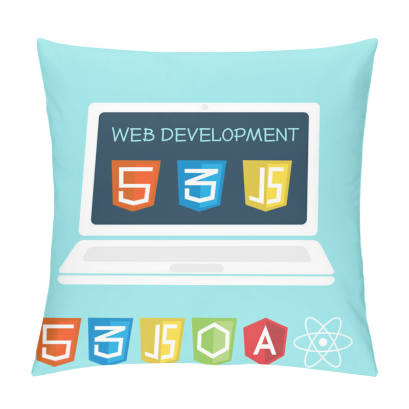 Personality  Web Development Laptop Pillow Covers