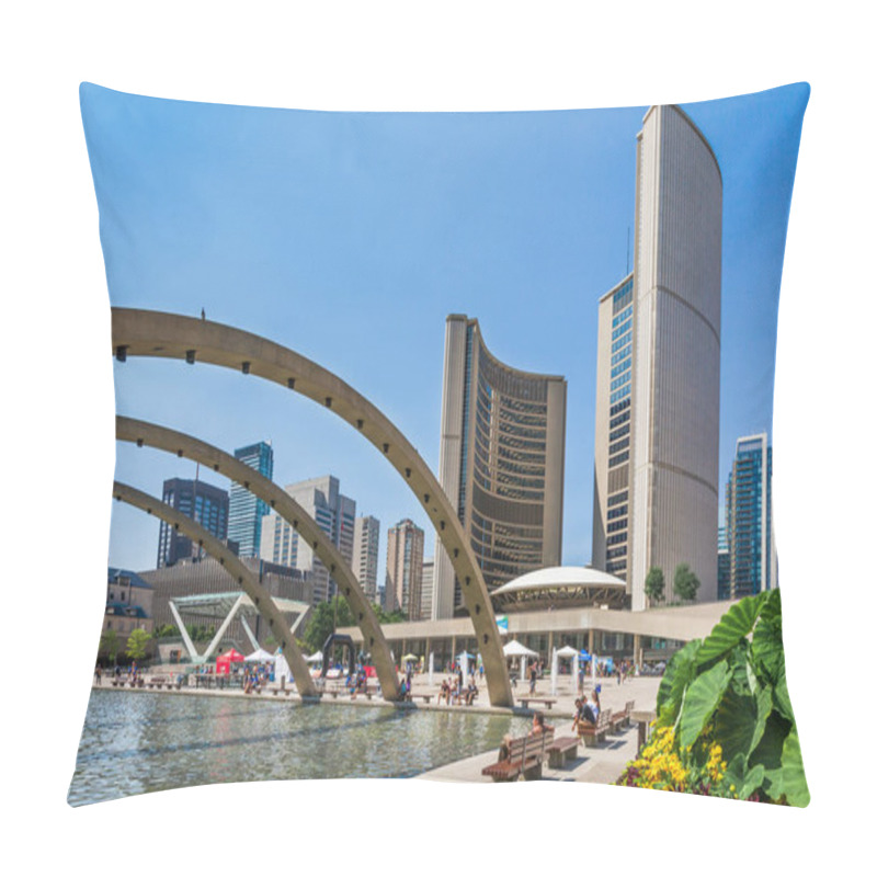 Personality  The New City Hall Of Toronto, Canada Pillow Covers