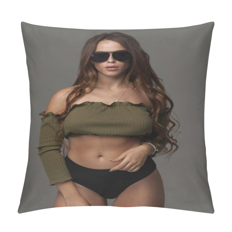 Personality  Women Body. Bra Model. Plastic Surgery. Female Breast. Women Body Shape. Breast Boobs, Woman After Plastic Surgery. Close Up Of Breast Of Attractive Girl Presenting Her Bra. Woman In Underwear. Pillow Covers