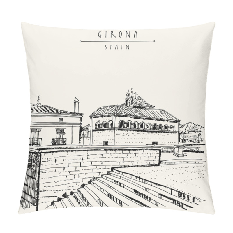 Personality  Travel Hand Drawn Postcard Pillow Covers