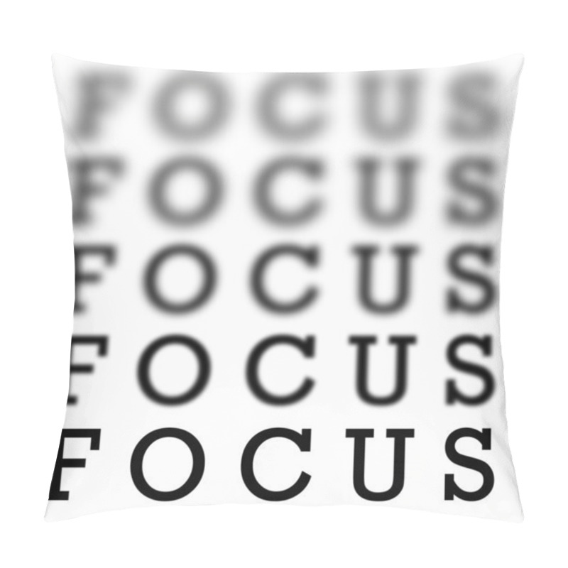 Personality  Focus Chart Scale Pillow Covers