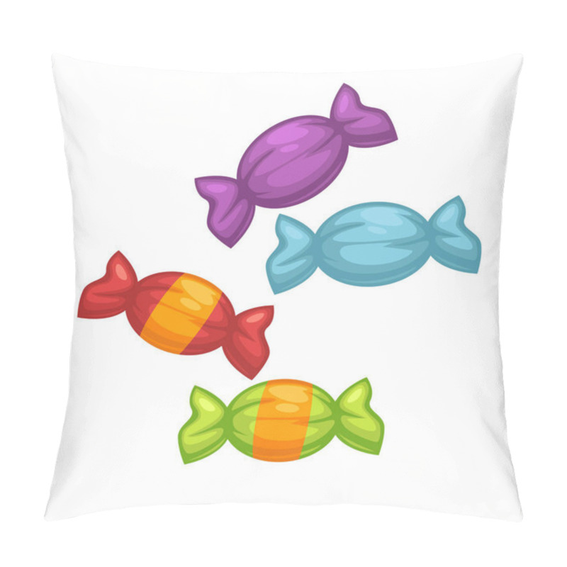 Personality  Candies With Different Tastes Pillow Covers