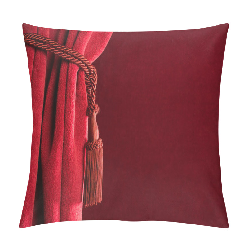 Personality  Red Theatre Curtain Pillow Covers