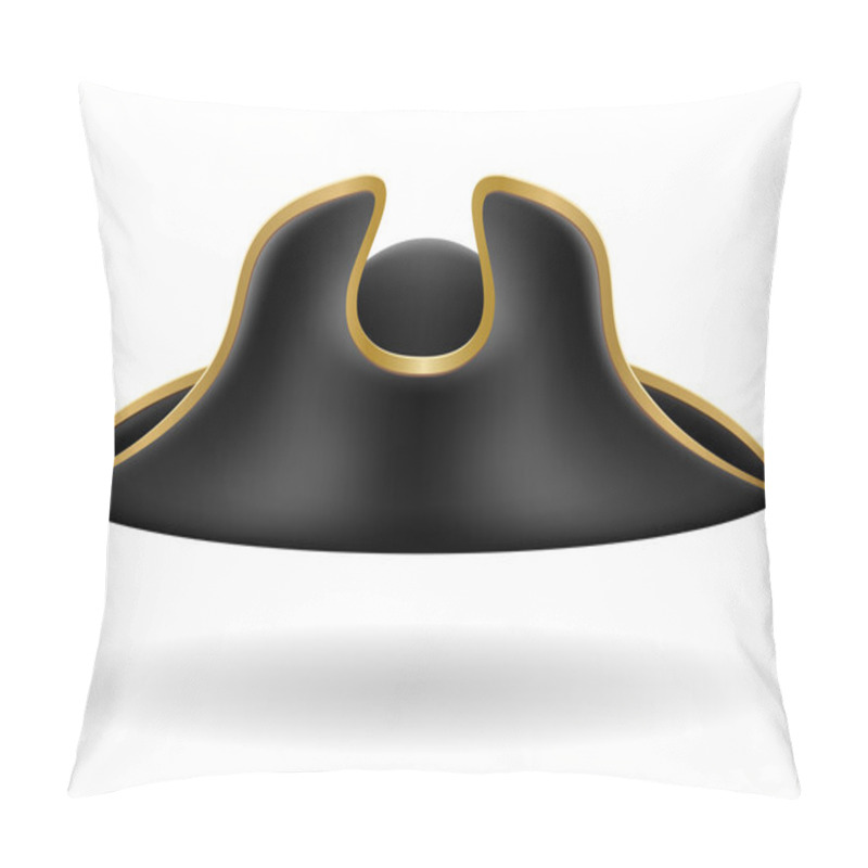 Personality  Pirate Hat Tricorn Vector Illustration Pillow Covers