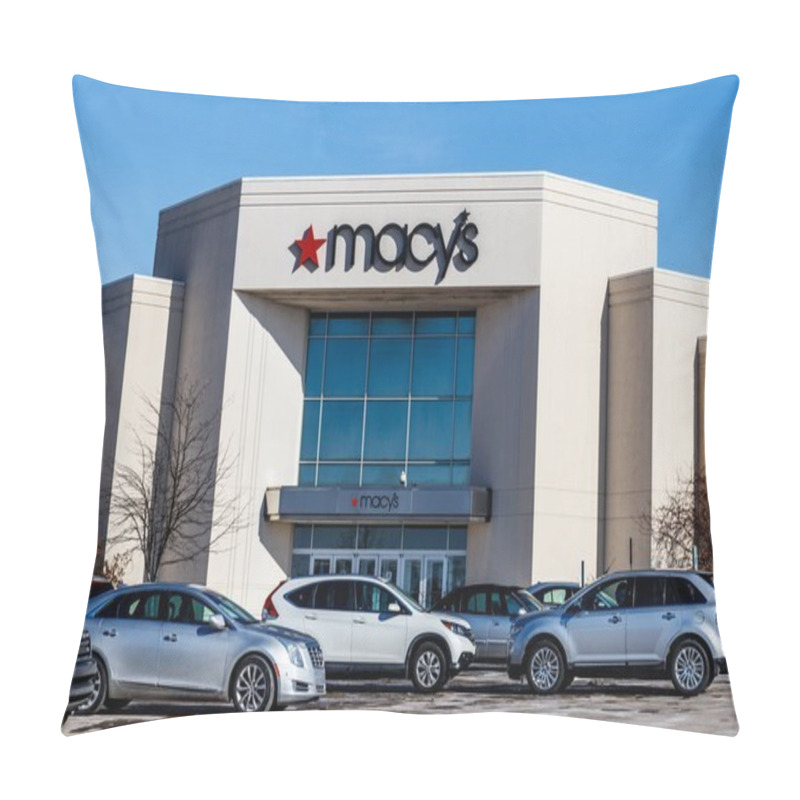 Personality  Muncie - Circa January 2018: Macys Department Store. Macys, Inc. Is One Of The Nations Premier Omnichannel Retailers Pillow Covers