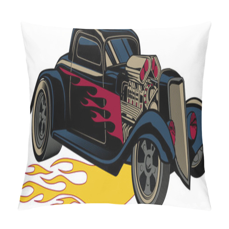 Personality  Fiery Custom Street Rod Pillow Covers