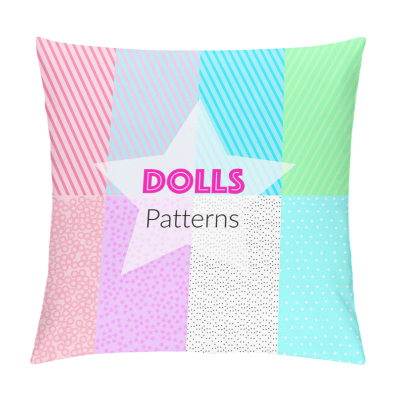 Personality  Seamless Vector Patterns In LOL Style Pillow Covers