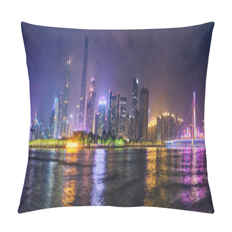 Personality  Guangzhou Skyline. Guangzhou, China Pillow Covers