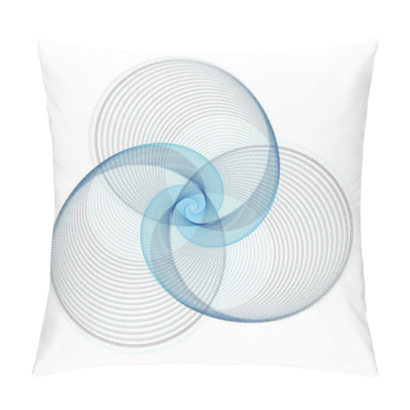 Personality  Intricate Geometric Lines Digital Fractal Image, Flower Concept Pillow Covers