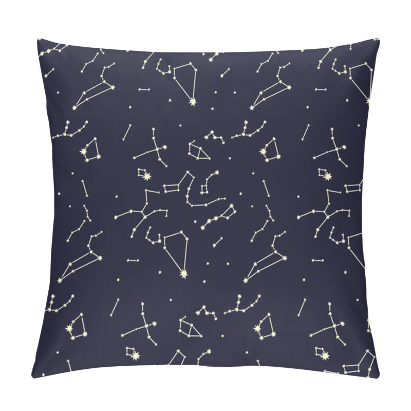 Personality  Constellation Seamless Pattern Pillow Covers