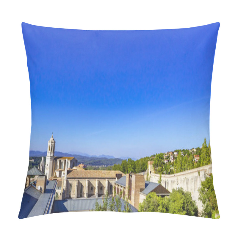 Personality  Girona City Walls, Girona Landmarks Pillow Covers