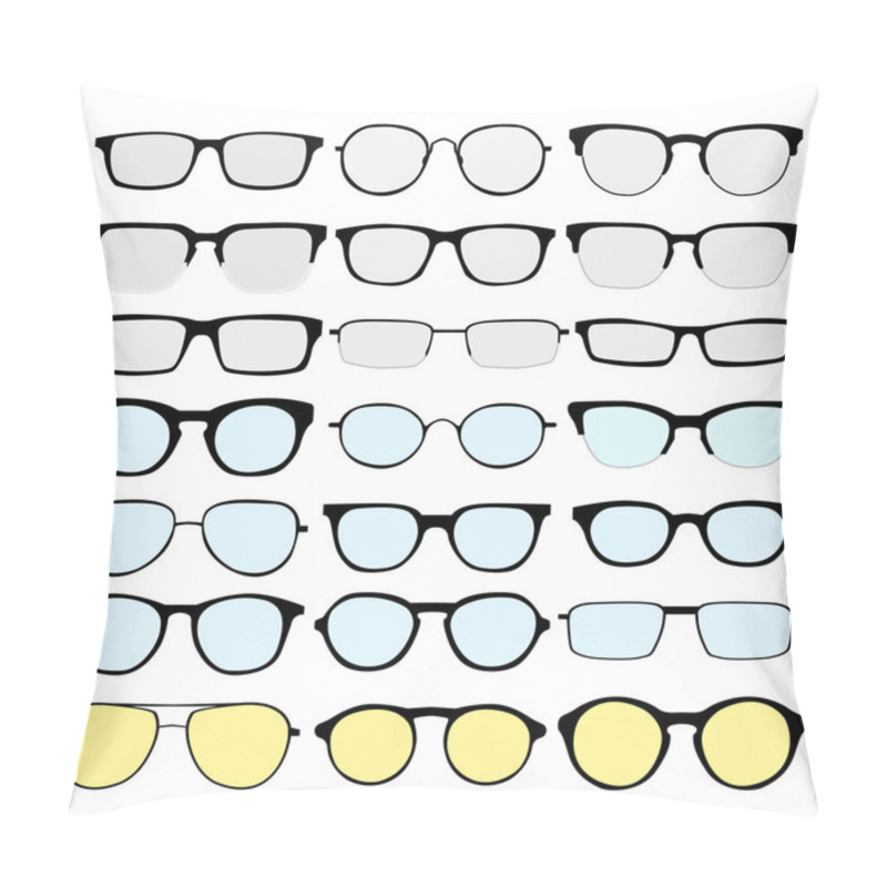 Personality  Glasses 2 Pillow Covers