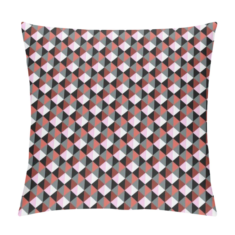 Personality  Abstract Creative Background With Repeated Shapes Pillow Covers