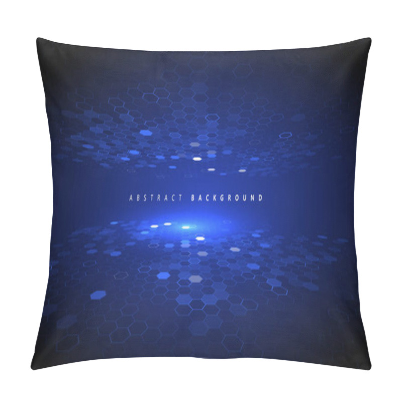 Personality  Matrix Of Countless Blocks, Big Data, Quantum Computer Concept,cloud Computing. Pillow Covers