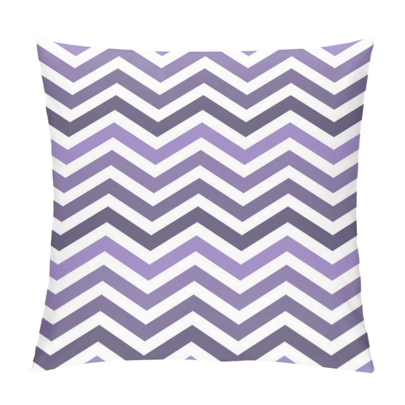 Personality  Purple Zigzag Pattern Background Pillow Covers