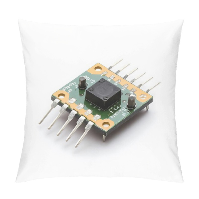 Personality  TRIAC Isolated On A White Background Pillow Covers