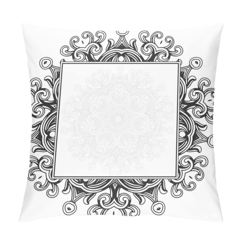 Personality  Vector Blue Frame Set Pillow Covers