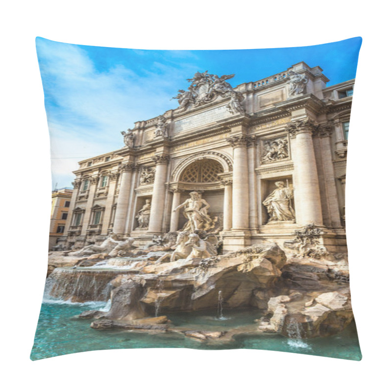 Personality  Trevi Fountain Pillow Covers