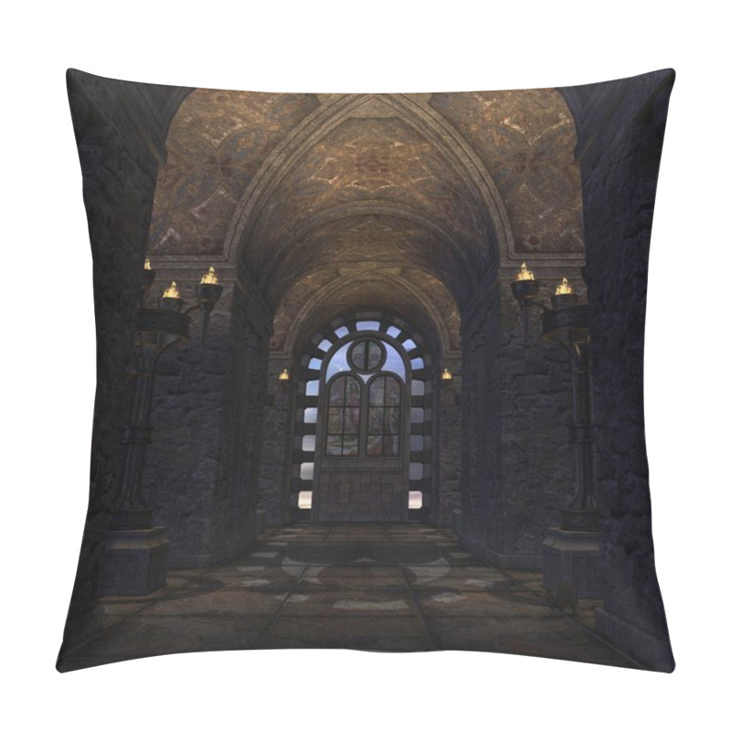 Personality  3d Illustration Of An Fantasy  Ancient Background Pillow Covers