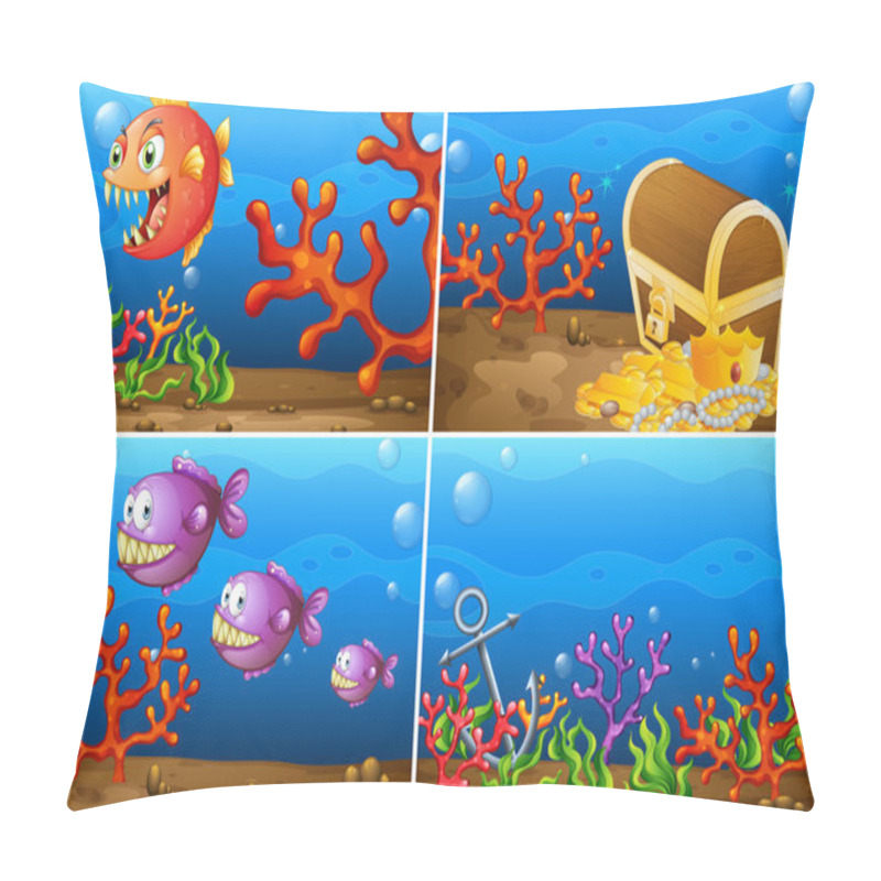 Personality  Underwater Pillow Covers