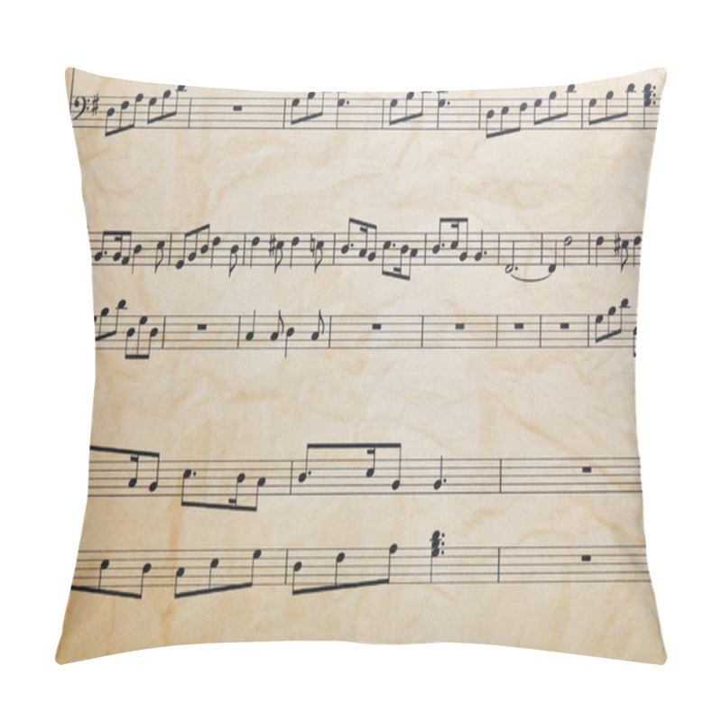 Personality  Music Sheet Background Pillow Covers