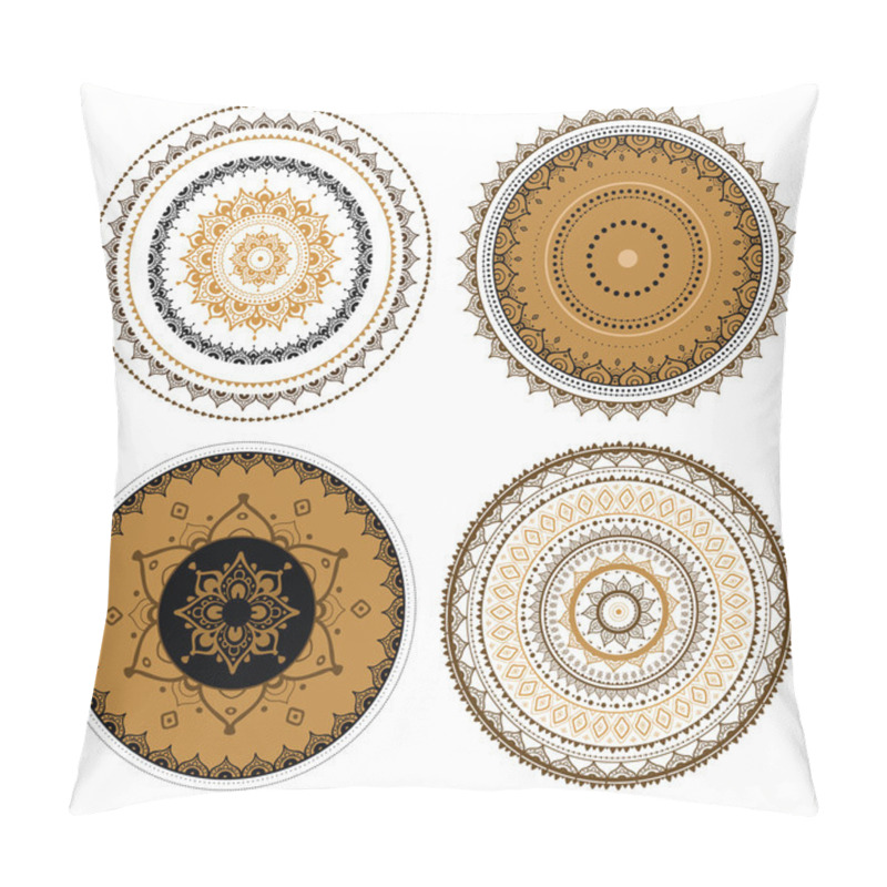 Personality  Mandala Set. Pillow Covers