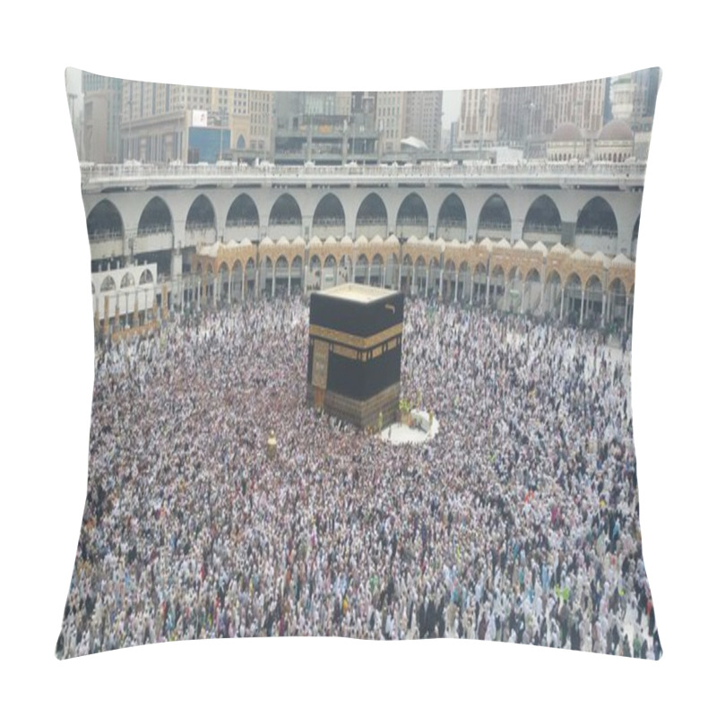 Personality  MECCA, SAUDI ARABIA, September 2016 - Muslim Pilgrims Pillow Covers