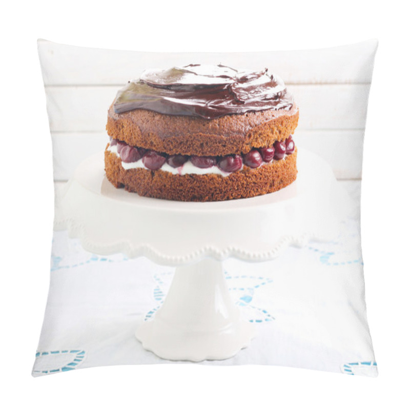 Personality  Chocolate Cherry Sandwich Cake  Pillow Covers