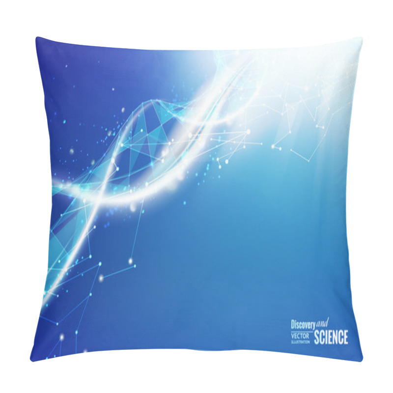 Personality  DNA Molecules Of Poligons. Pillow Covers