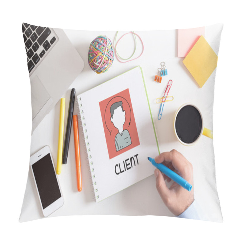 Personality   BUSINESS, CLIENT CONCEPT Pillow Covers